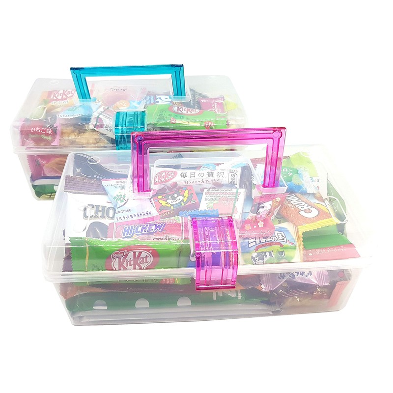 Japanese Snacks Dagashi Assorted Gift Box in Reusable Tote Box