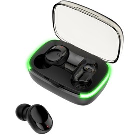 2024 New Version True Wireless Bluetooth Earbuds in-Ear Headphones Headset with Charging Case Compatible with Apple & Android, Dual Connect, Built-in Microphone, Stereo Sound - Model 13