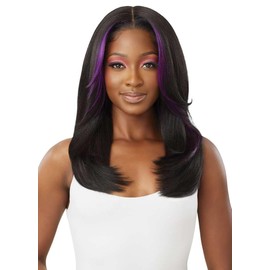 Outre Lace Front Wig - Perfect Hair Line 13X6 - Laysha (DRST BLACK PINK)