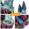 Miracliy Castle Aquarium Decorations Large Fish Tank Ornament Super Castle