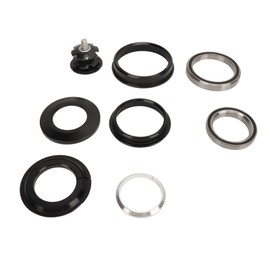 Bicycle Front Fork Bowl Set Aluminum Alloy Dual Bearings Mountain Bike Headset Spacers for 44‑56mm Tapered Head Tube Frame