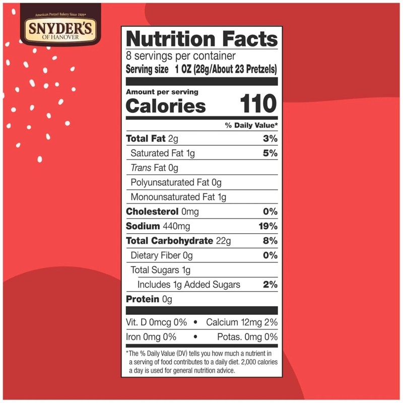 Snyder's of Hanover, Gluten Free Mini Pretzels, 8 Oz Bag