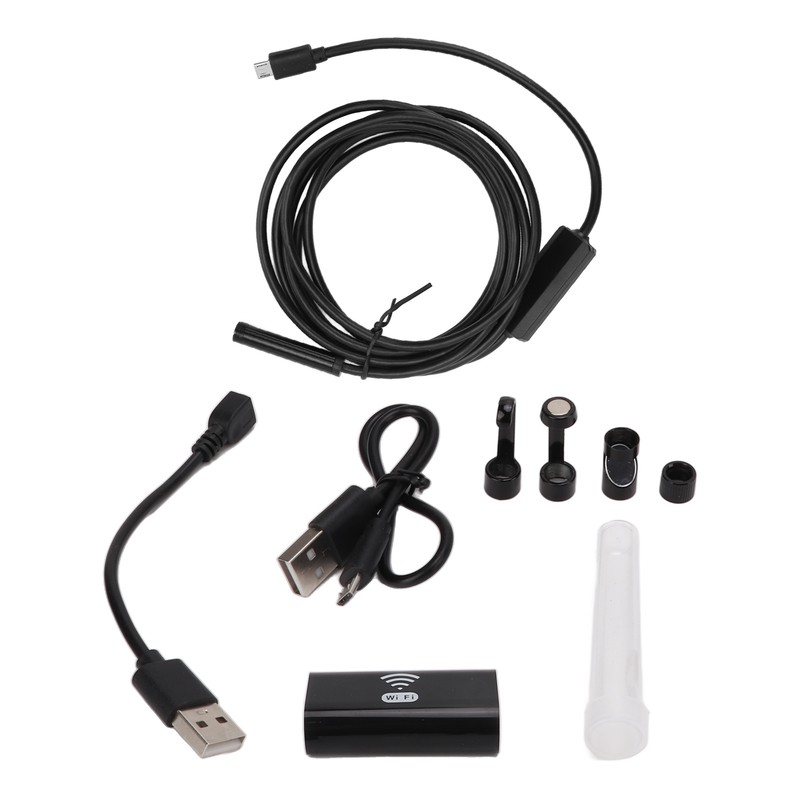 8mm Wifi Industrial Endoscope Inspection Camera 1200P HD Lens IP68