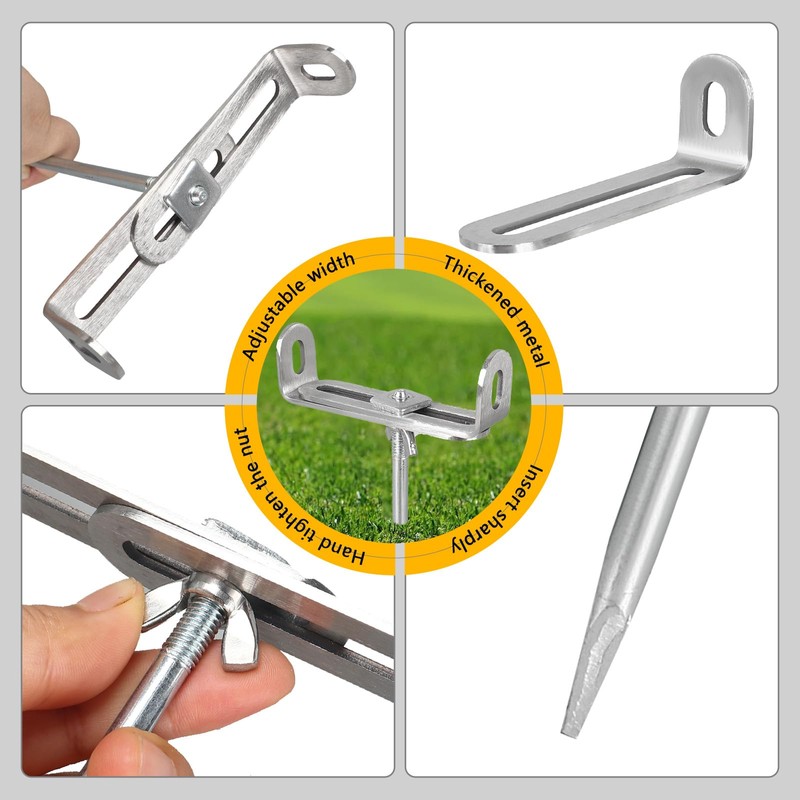 2 Pack Rainwater Downspout Bracket Downspout Adapters Heavy Duty Galvanized