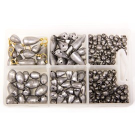 Bullet Weights Split Shot Assortment 215 Pieces
