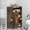 Adjustable Storage Cabinet with Sliding Doors, Multi-Functional Organizer with 2-Tier