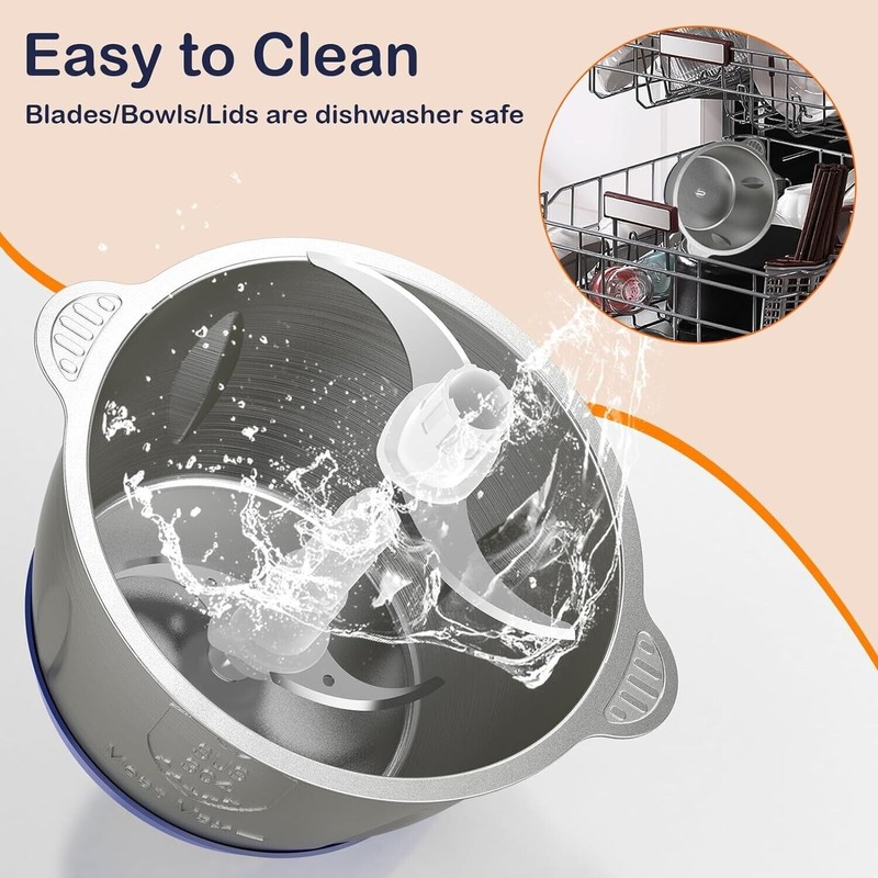 KOIOS 500W Powerful Electric Food Processor Kitchen Food Chopper Blender