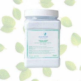 Jelly masks are perfect choice for post treatment. 1 Tub approximately makes 14 face masks * FREE training on the QR code provided on the leaflet (650 gram, Mint)
