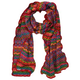 invero, Merino Scarf Pat, 100% Wool, Carnival