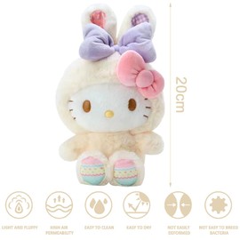 Hellokiitty Plush Toy, Plushies Toy Soft Toy Cuddly Plushies Dolls Stuffed Animals Soft Figurine Plush Stuffed Doll Stuffed Animal Toy Plush Doll Birthday Toys Gifts Home Decoration for Kids (20cm)