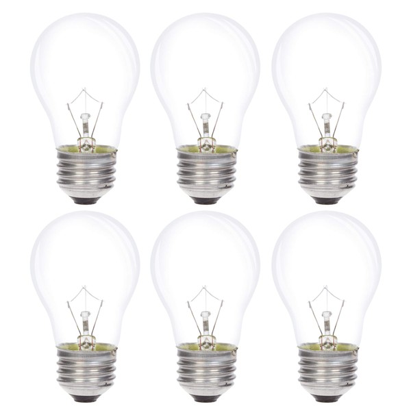 Simba Lighting Simba Lighting Appliance Light Bulb A15 40W (6