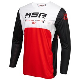 MSR Axxis Range Dirt Bike, Motocross Jersey X-Large Black/Red