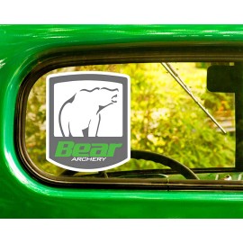 The Decal And Sticker Mafia BEAR ARCHERY DECALs 2 Stickers Bogo For Car Window Bumper Laptop Truck Rv - 3"W x 3.6"H