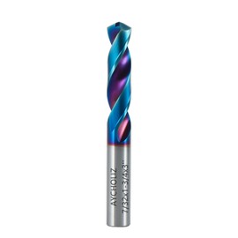 ‌AYCHOLIZ 7/32" Carbide CNC Drill Bit - 55 HRC 120° Point, Straight Shank Short-Length for Hardened Steel/Cast Iron, CNC Machines Only (Not for Hand Drills)