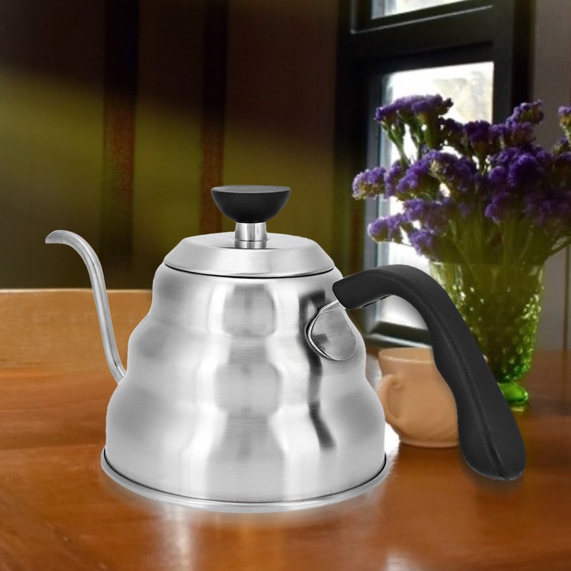Stainless Steel Household Coffee Drip Gooseneck Kettle Pot Pour Over