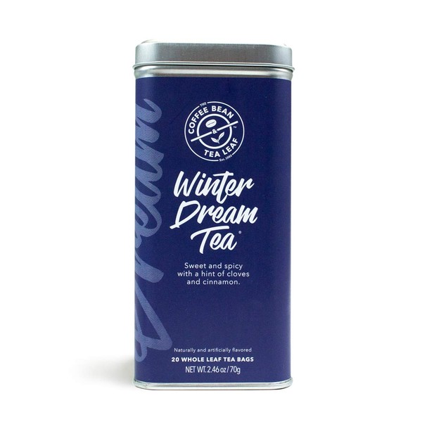 The Coffee Bean & Tea Leaf, Winter Dream Black Tea Bags, 20 Count Tin