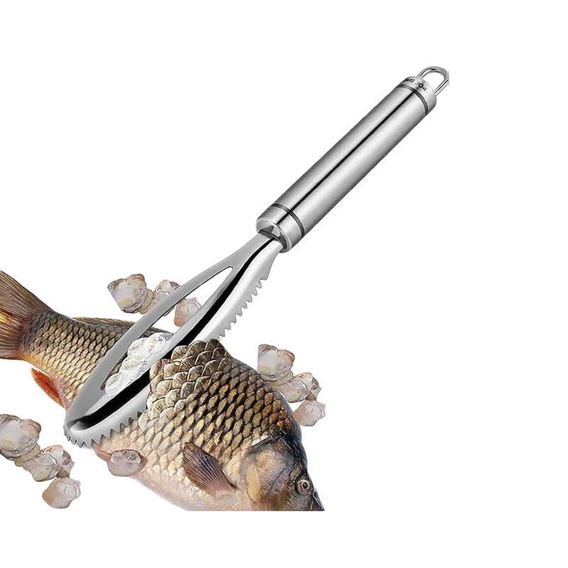 Rixotix Fish Scaler, Fish Scaler Stainless Steel Remover, Fish Scaler,