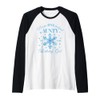 Aunty of The Birthday Girl Snowflakes Winter Onederland Raglan Baseball