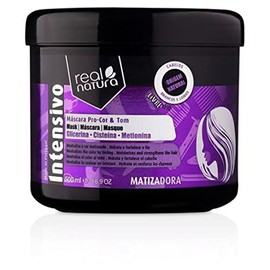Real Natura - Salt-free Pro-Cor e Tom Matizante Mask - 500 ml - Colour-Refreshing Care for Coloured Hair