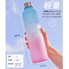 TRIP.INN Water Bottle with Time Marker, 1 Liter Water Bottle,
