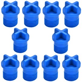 10Pcs Light Socket Safety Cap Plugs,Light Bulb Socket Cover,Light Socket Plug,Outdoor Plug Cover,Cap for String Lights, Recessed and Standard Light Sockets (Blue)