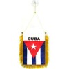 Cuba MINI BANNER FLAG GREAT FOR CAR & HOME MIRROR