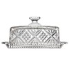 Godinger Butter Dish, Glass Butter Dish With Lid, Butter Holder