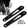 Unbranded Black Motorcycle Custom Tie-Down Brackets Teardrop For Harley Touring