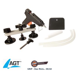 AGT Ausbeulwerkzeug: Kfz-Reparatur-Set KRS-10.de für Dellen (Auto Dellen Reparatur Set, Hagelschaden Reparatur Set, Entfernen Heißkleber)