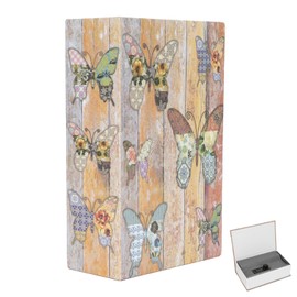 QANYEGN Book Safe Storage Box, Imitation Book Deposit Box, Safe Deposit Box for Books, Book Type Diversion Safes for Home Office (Password Model)