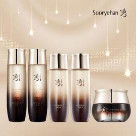 Sulyeohan 수려한 자우 럭셔리 진 기초풀세트 스킨X2+에멀전X2+크림35346988 Suyeoran Jau Luxury Skin Basic Full Set SkinX2 + EmulsionX2 + Cream 35346988