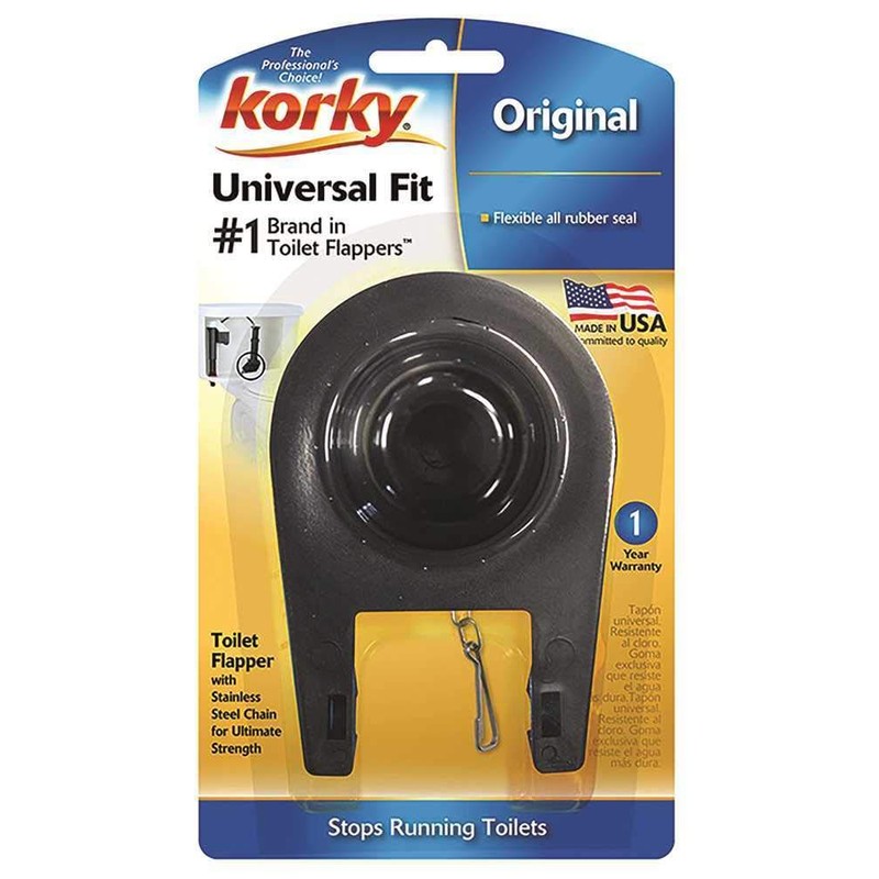 Korky 54bp Premium Flapper Tank Ball, 1.5", Black, No Color