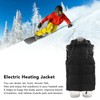Heated Hooded Vest Fast Warmer Up Jacket 7 Areas Carbon