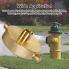 unrulysoul 2-1/2"NH NST Female x 3/4" NPT Male Fire Hydrant
