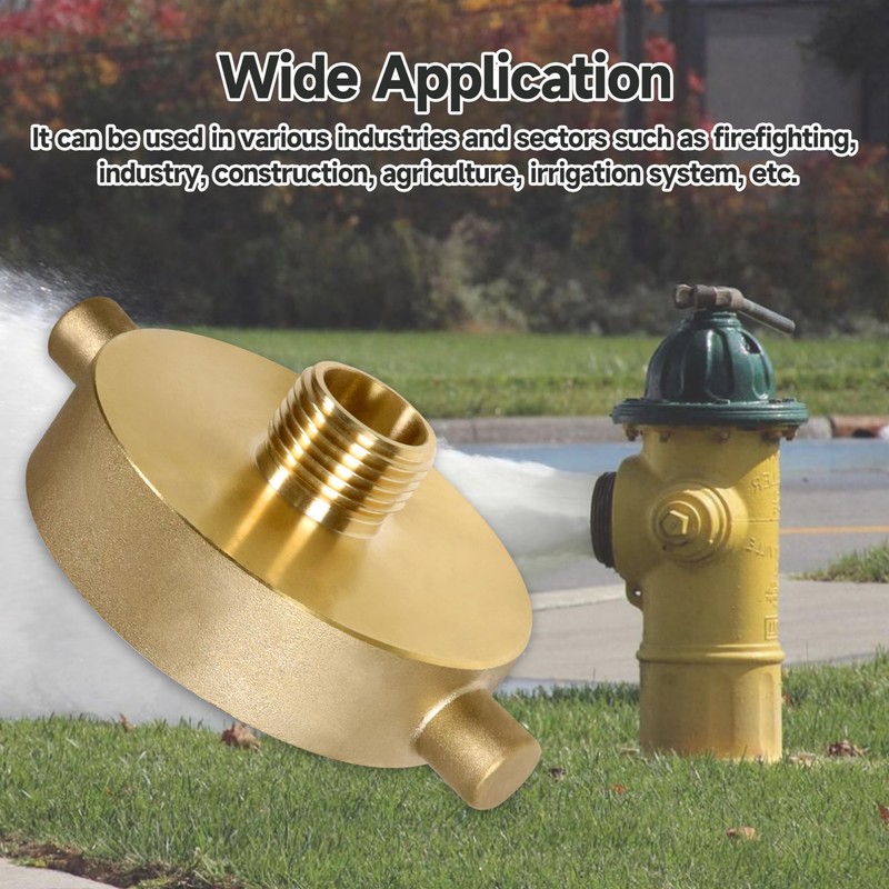 unrulysoul 2-1/2"NH NST Female x 3/4" NPT Male Fire Hydrant