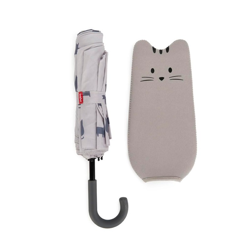 balvi Meowmbrella Umbrella Colour Grey Original Design Full Cats Made