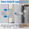 Molain 2 Pcs Child Proof Refrigerator Lock, Upgrade Pet Safety