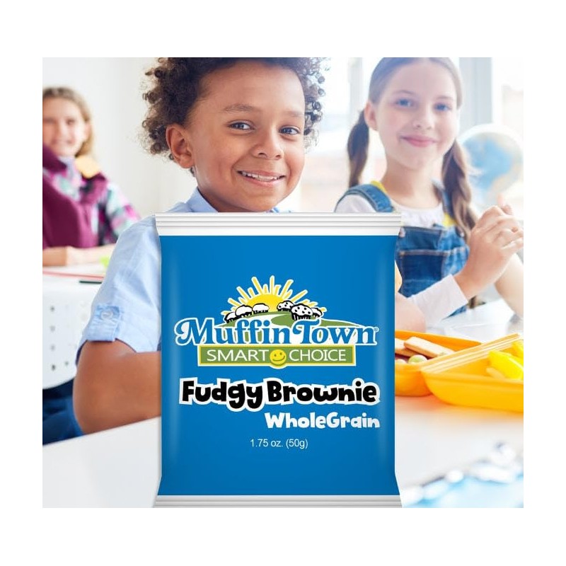 Muffin Town Grab & Go Bakery Whole Grain Fudgy Brownie