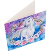 Unicorn Garland Art Card 7" x 7" CCK-A85