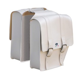 Montegrappa Cruiser Model 0018 Double Bag Luggage Bag High Quality Made in Italy Cream