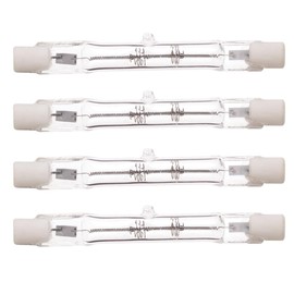 Generic J78-200W J Type Clear Double Ended T4 Quartz Halogen Lamp 200W 120V 78MM 3-1/8"" (Pack of 4), Q200T4CL