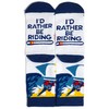 I'd Rather Be Riding (Snowboarding) Socks