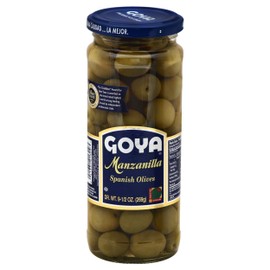 Goya Manzanilla Spanish Olives, Vegetarian, 9.5 Ounces (Pack Of 12)