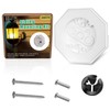 Qishiyi Vinyl Siding Mounting Blocks Kit,Siding Mounting Block with Built-in