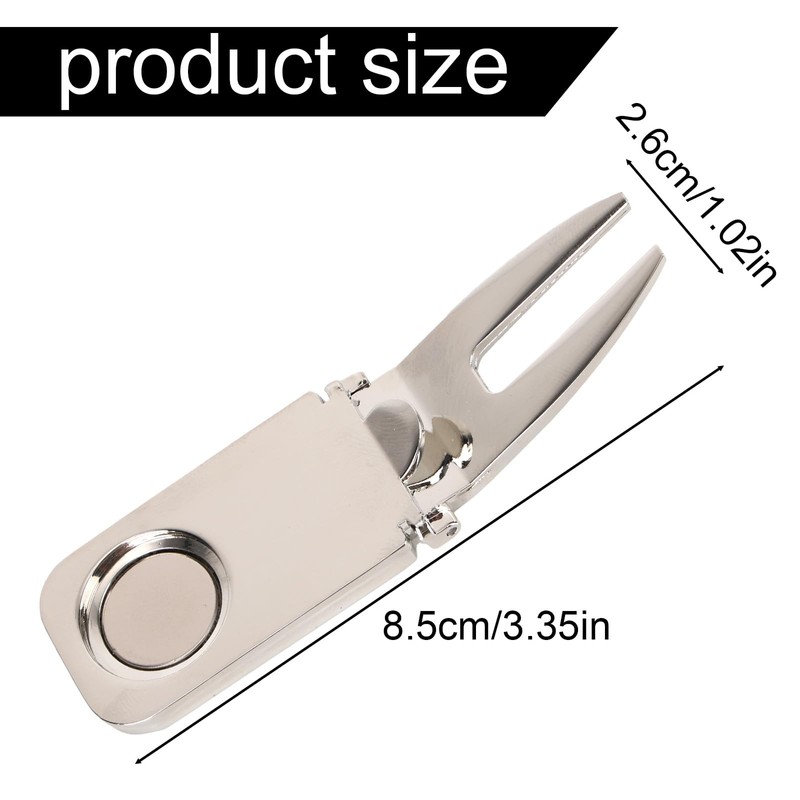 lasuroa Magnetic Golf Holder, Multi Golf Divot Repair Tool, Portable