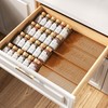 PanPanPal Spice Drawer Organizer, 4 Tier- 4 Pack Amber Acrylic