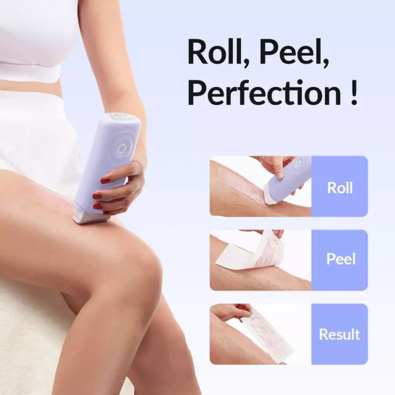 Veet 왁스팬 스마트 왁스 롤러 키트 롤 온 여성 및