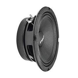 PRV AUDIO 6.5 Inch Shallow Midrange Speaker, 6MR200A-4, 200 Watts Program Power, 4 Ohm Shallow Mount Car Audio Slim Speaker, 1.5 in Voice Coil, 100 Watts RMS, Compact for Doors (Single)