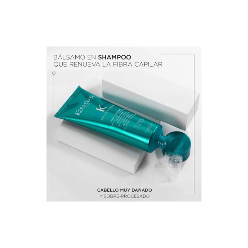 Kérastase Resistance Kit Reparador Cabello Muy Dañado Sobreprocesado Shampoo Bain