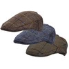WALKER AND HAWKES - Abraham Moon Tweed Alfred Flat Cap